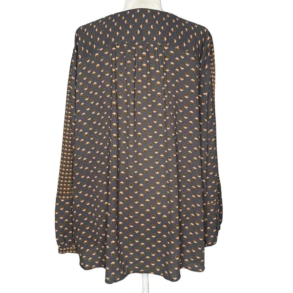 Ann Taylor LOFT Plus 24 Long Sleeve Pullover Blouse Peasant Top Boho Cottagecore - Image 9
