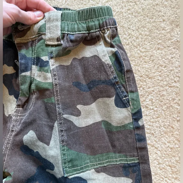 Forever 21 Casual Green Denim Camo Pants - Image 9