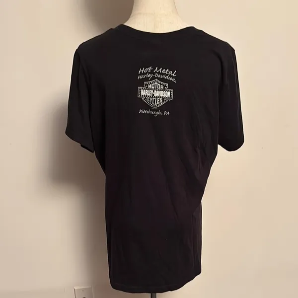 Harley-Davidson Black Short Sleeve Relaxed Tee - Image 4