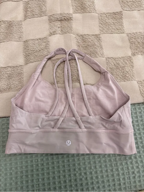 Lululemon Energy Bra *Long Line B/C Cup Smoky‎ Blush size 8 - Image 3