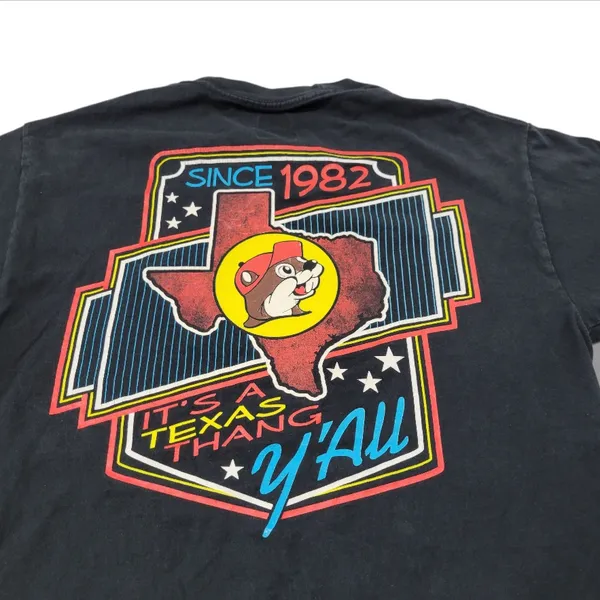 Hanes Shirt Size Medium Buc-ee's T-Shirt Since 1982 It's A Texas Thang Y'all Tee - Image 7