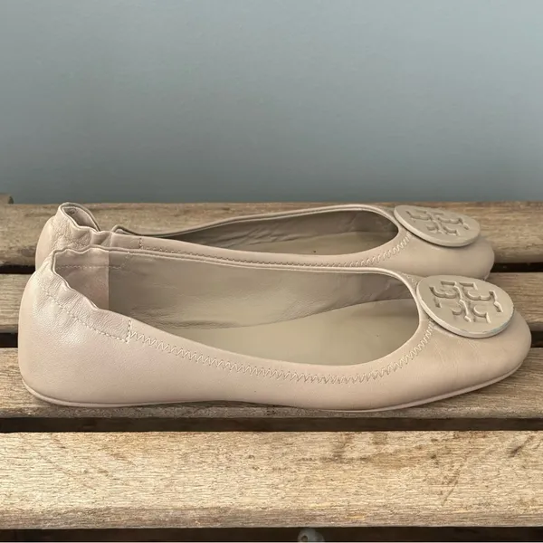 Tory Burch Minnie Flats‎ Size 7.5 A30 - Image 8