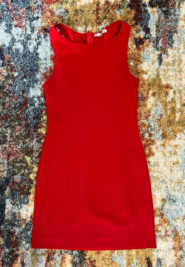 Charlotte Russe red bodycon dress - Image 4