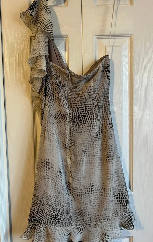 ZARA Ruffle Mini Party Dress - Image 6