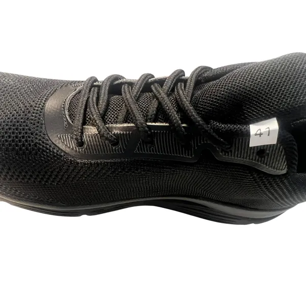 Womens Black Knit Running Shoes Size 10.5 Athletic Air Cushion Sneakers 41 - Image 6