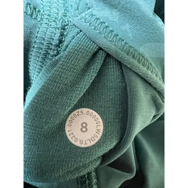 Lululemon Wunder Train High-Rise Tight 25” Crunch Teal Lagoon‎ Women’s Size 8 - Image 7