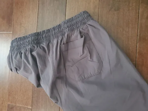Abercrombie & Fitch Dark Gray Elastic Waist Shorts Size Small Womens - Image 3