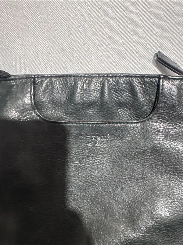 margot Black Leather Crossbody Bag - Image 4