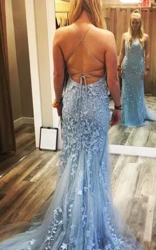 Baby Blue Prom Drss Size 00 - Image 3