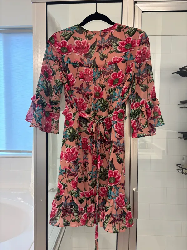 For Love & Lemons Mini Dress Floral - Image 2