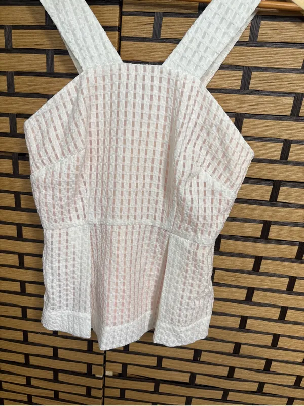 Maeve White Tank Top Size 6 - Image 4