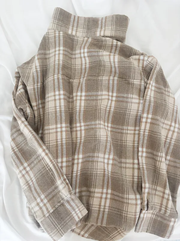 Brown Flannel Size M - Image 3