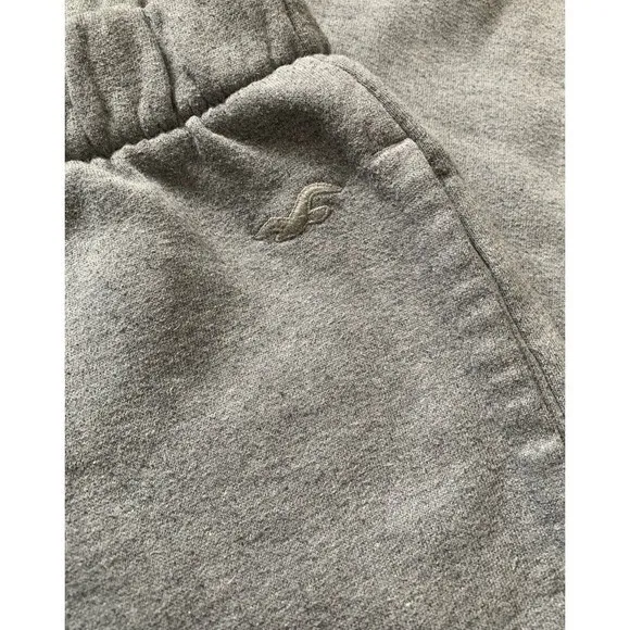 Hollister Adjustable Rise Gray Fleece Jogger Sweatpants Women's XS‎ Inseam 27 - Image 8