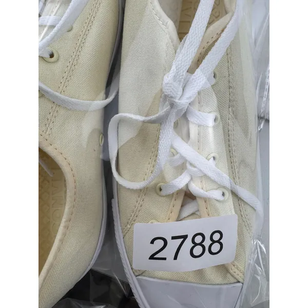 Converse Chuck Taylor All Star Dainty Festival Size‎ 9 Light Yellow Canvas - Image 6