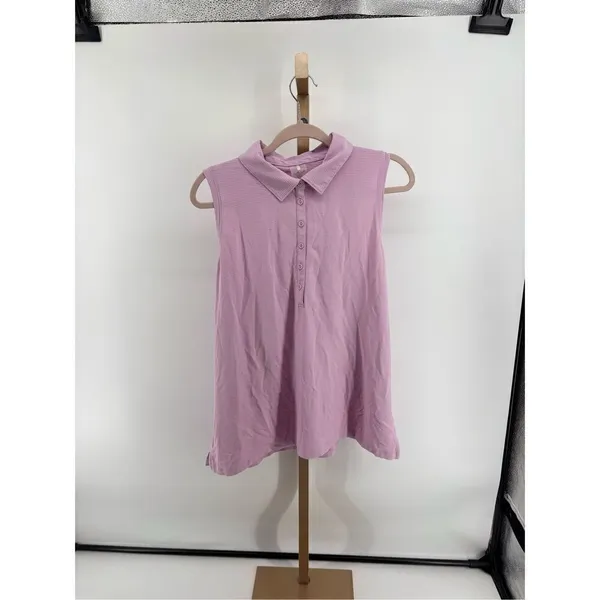 CALIA by Carrie Underwood Fairway Sleeveless Golf Polo XXL Preppy - Image 4