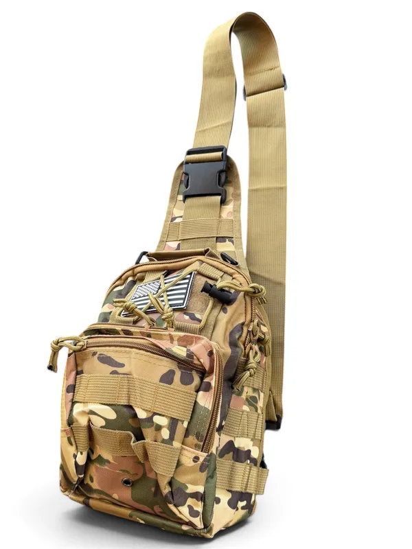 Tactical EDC shoulder bag carrier. ✅✅✅🔥🌴 Green - Image 4