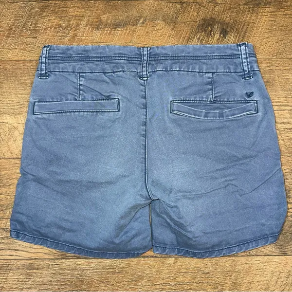 American Eagle Stretch Midi Khaki Shorts - Image 5