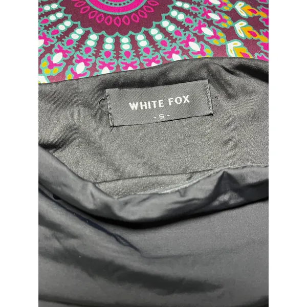 White Fox Black‎ Off The Shoulder Long Sleeve Mini Dress Small - Image 4