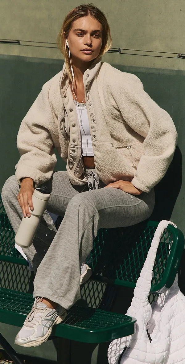 Hit The Slopes Free People Fleece Jacket - Image 4