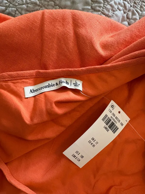 Abercrombie Linen Slip Dress - Image 5
