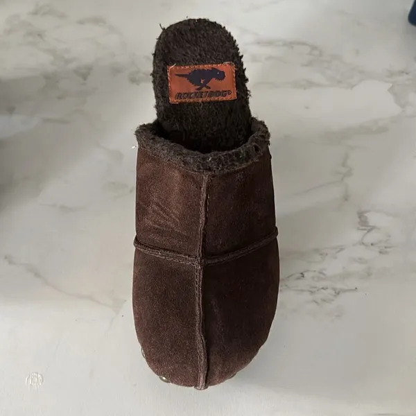 Rocket Dog Suede Leather studded clogs EUC - Image 3