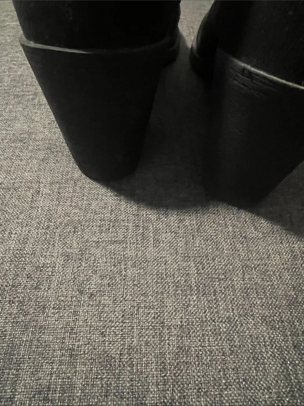 H&M Black Suede Chelsea Ankle Boots - Image 4