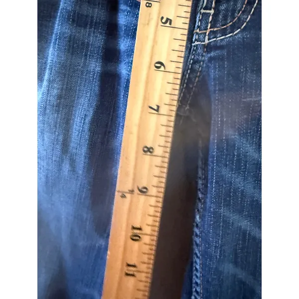 BKE Sabrina‎ Bootcut Jeans Womens 28 Tall Medium Wash Low Rise Denim Buckle - Image 7