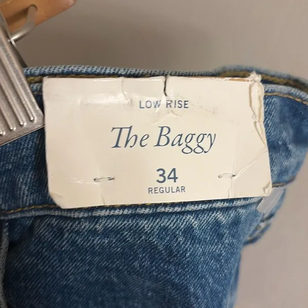 Abercrombie ✨The Baggy Low Rise Blue Sz 34 Regular Jeans✨ - Image 7
