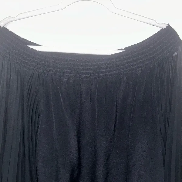 Alice + Olivia Silk Flowy Blouse‎ Black Size S/P - Image 3