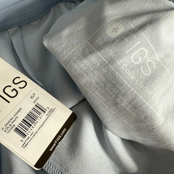Figs Womens Zamora Jogger Scrub Pant, Chambray, XL/P - Image 5