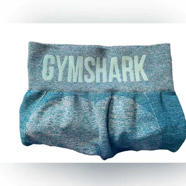Gymshark Blue Flex High Waisted Training Workout Athletic Gym Leggings - Image 5