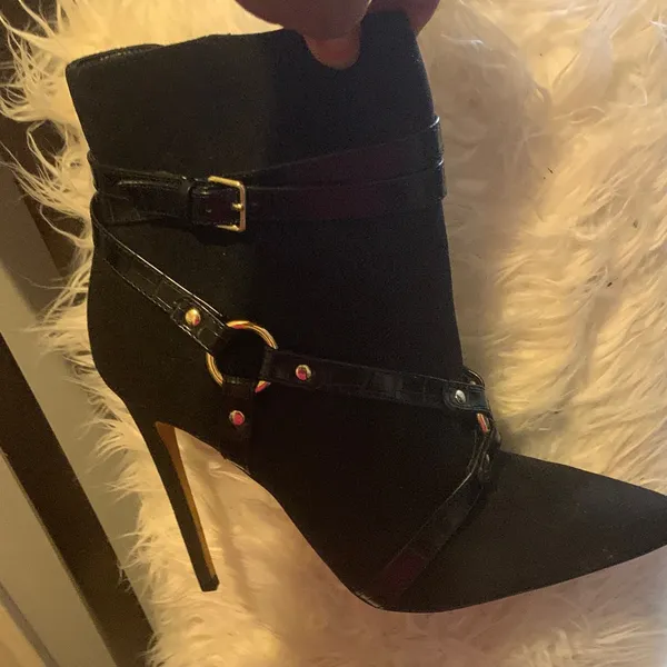 Jennifer Lopez‎ Black Heeled Boots - Image 6