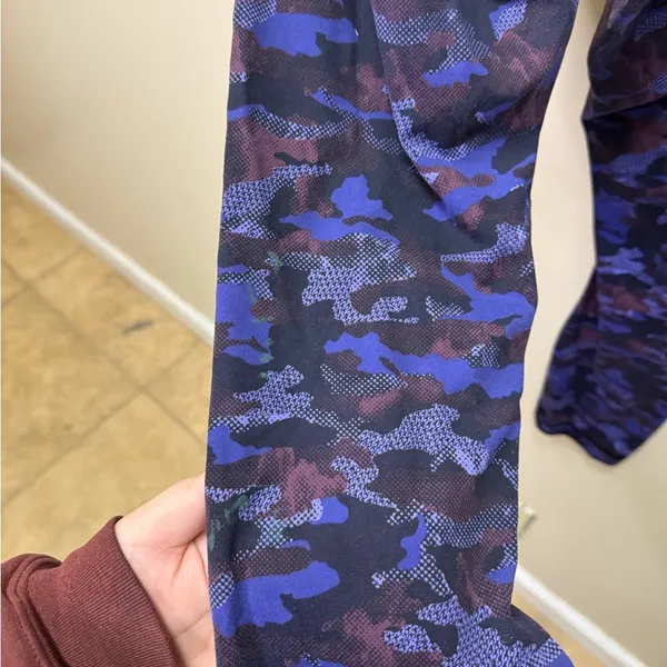 Lululemon Wunder Under Purple Camo Leggings - Image 2