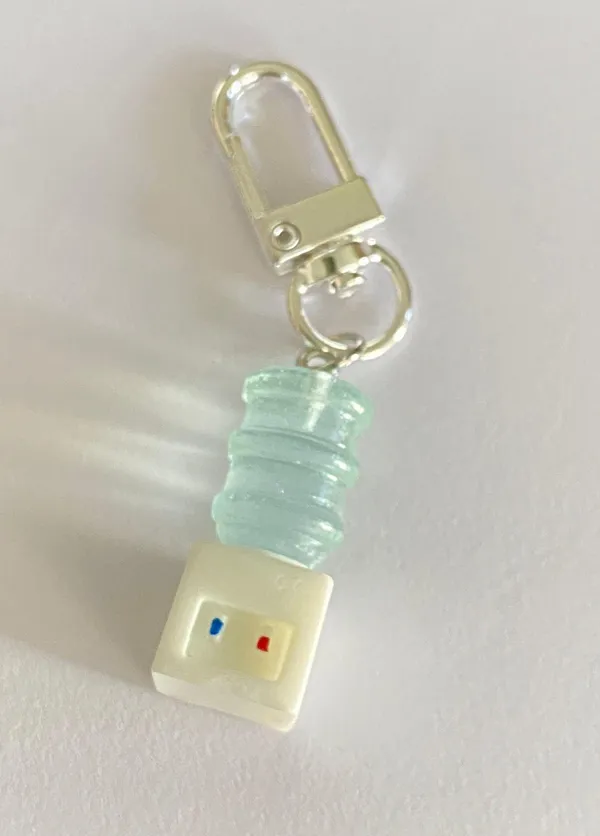 Handmade 💚 funny & Kawaii water server Keychain/charm,bag accessory✨NEW! Gift💚 - Image 2