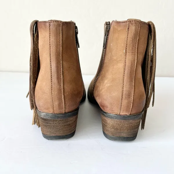 Circle G side fringe western ankle boots 6 - Image 10