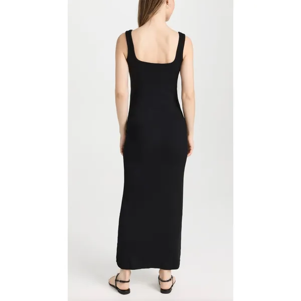 Hatch The Long Body Tank Maxi Dress Black Womens Size 2 Medium Maternity - Image 2