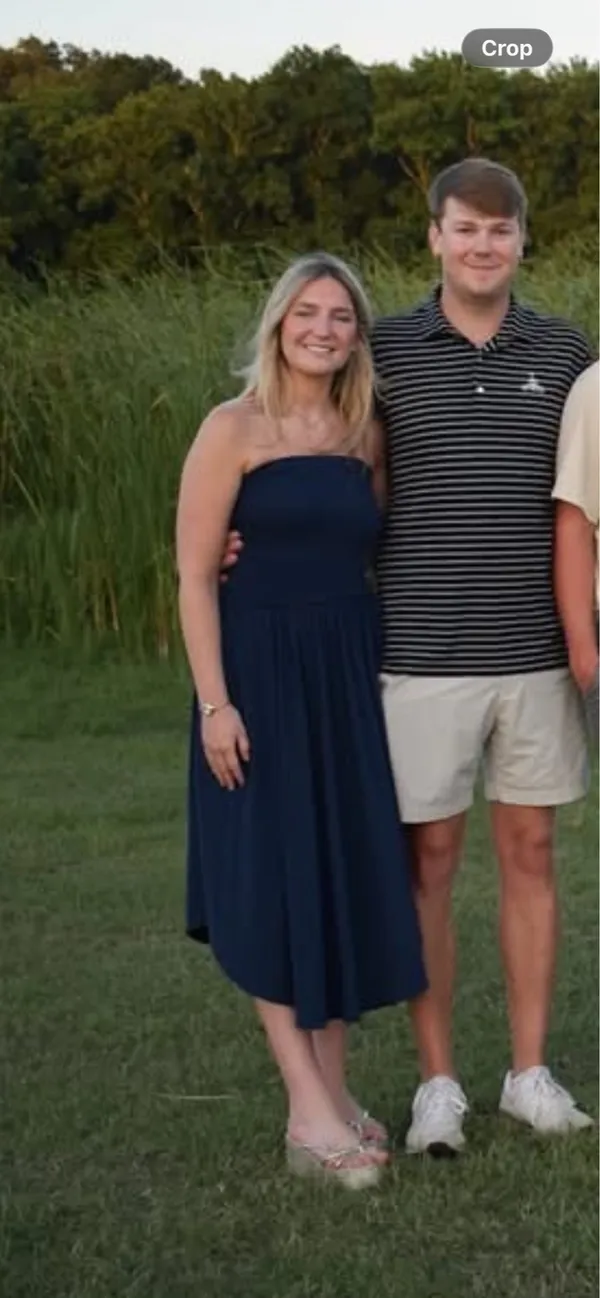 navy strapless dress  - Image 2