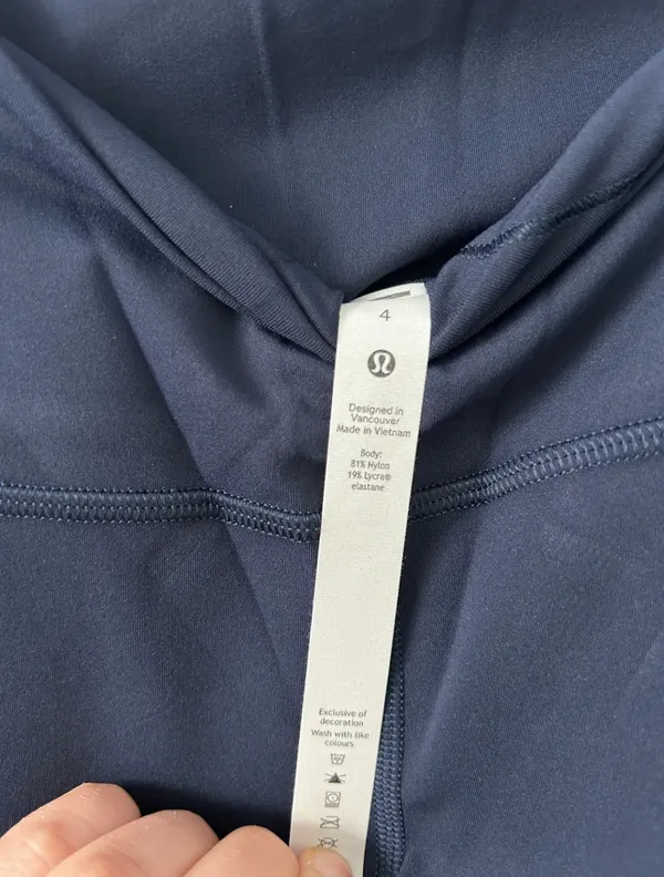 Lululemon Align Size 4 High-Rise Pant 25" True Navy - Image 6