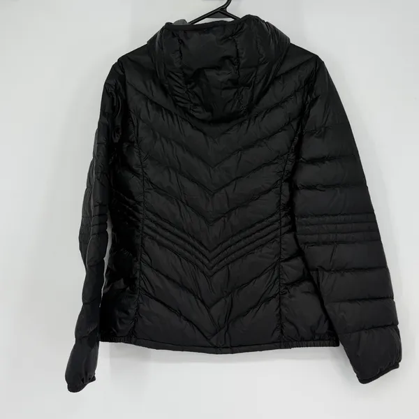 32 Degrees Packable Premium Down Hooded‎ Puffer Jacket Black Womens Small - Image 2