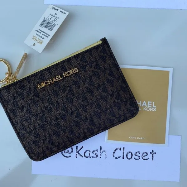 Michael Kors Buttercup Key Chain Wallet With ID Window - Image 2