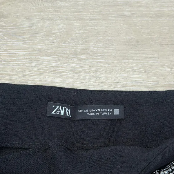 Zara Black Embellished Mini Skirt - Image 7