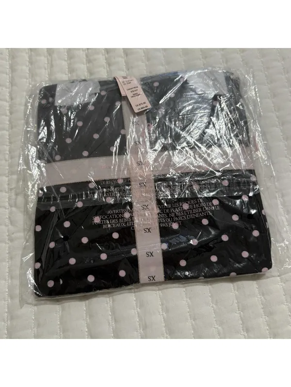 Victoria’s Secret Tee Shirt Flannel Pants PJ Pajama Set Sz XS SHORT NWT $64 - Image 5