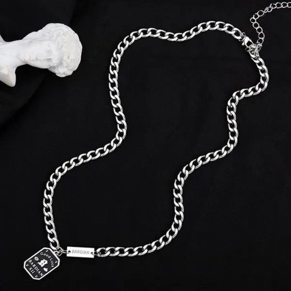 Good Luck Pendant Necklace for Men Women Streetwear Unisex Hip Hop Style - Image 5