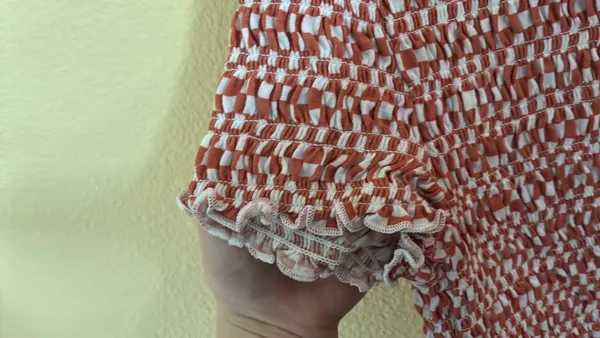 American Eagle Orange Striped Top - Image 7
