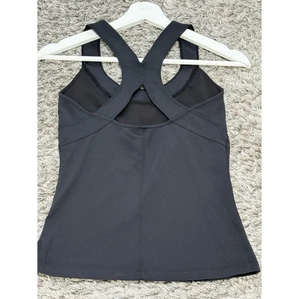 Athleta Women’s Black Tank Top Racerback Cutout Yoga Workout Activewear Size S - Image 5