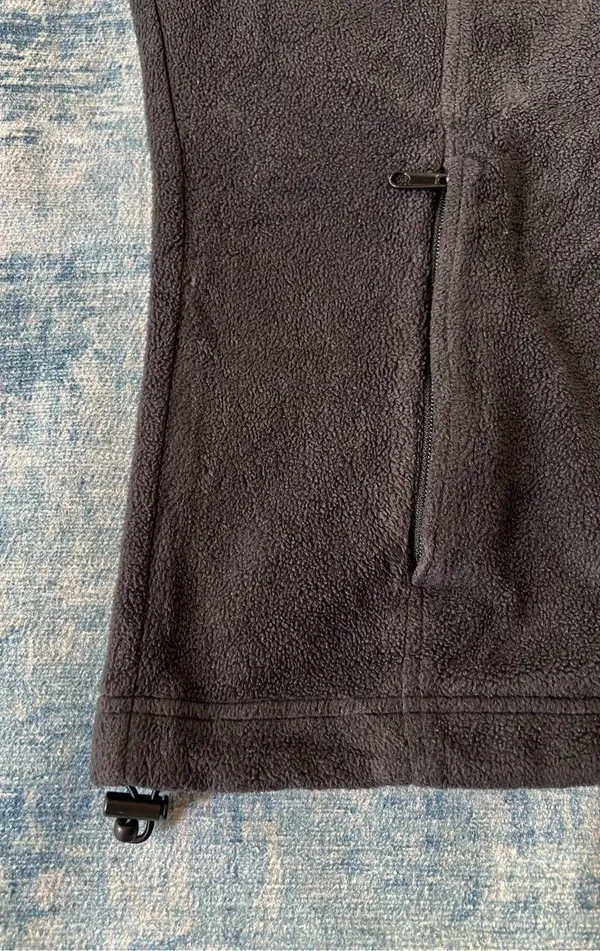 Columbia Charcoal Gray Benton Springs Full Zip Fleece Jacket Womens XL - Image 4