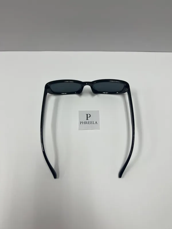 Slim 90s black sunglasses / retro 90s sunglasses - Image 4