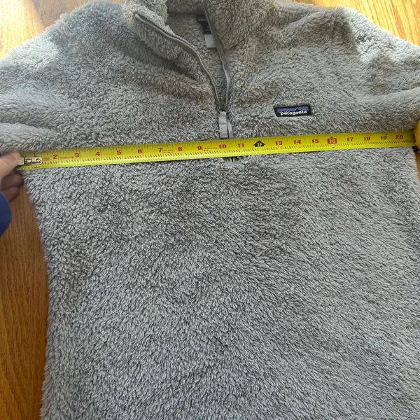 Patagonia Los Gatos 1/4 Zip Fleece Pullover Womens‎ Medium M Drifter Grey 25235 - Image 7