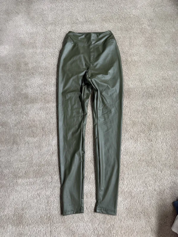 Aerie Offline Real Luxe Faux Leather Leggings – Size Small - Image 2
