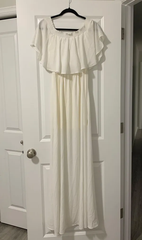 Show Me Your Mumu NEW Hacienda White Maxi Dress - Image 5